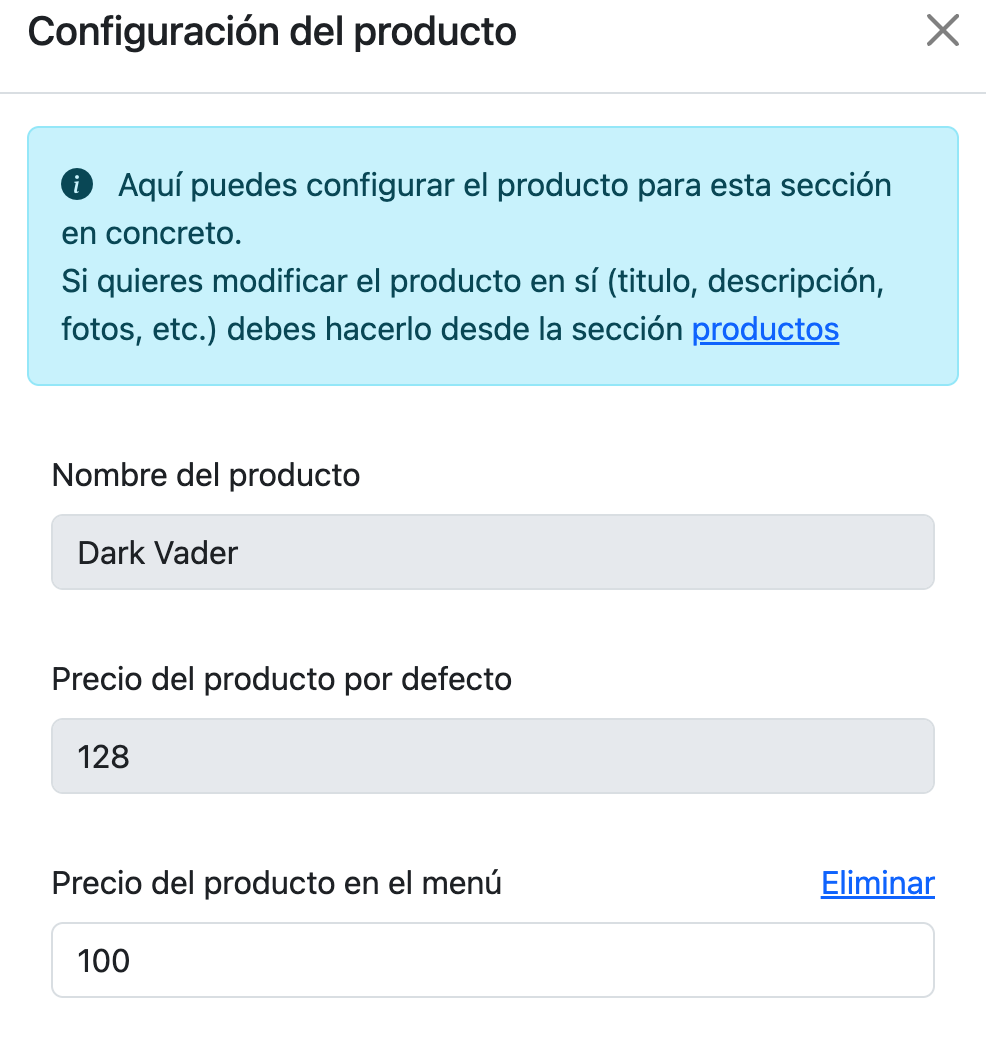 Detalle del cupón DARKPROMO15 con 15% de descuento en productos seleccionados para pedidos superiores a 15€
